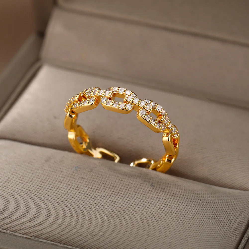 Messika Link Ring Gold