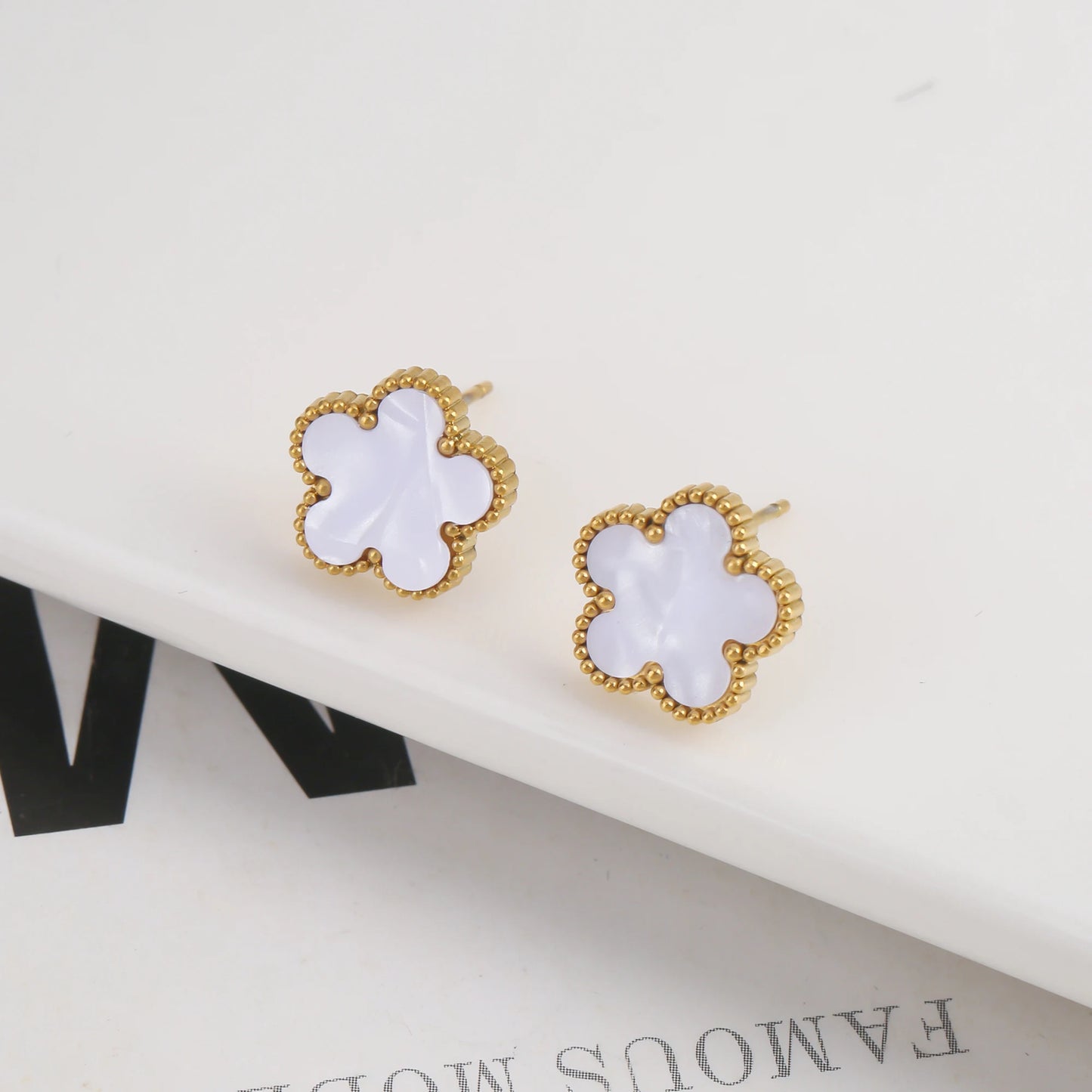 Van Cleef Leaf Earrings